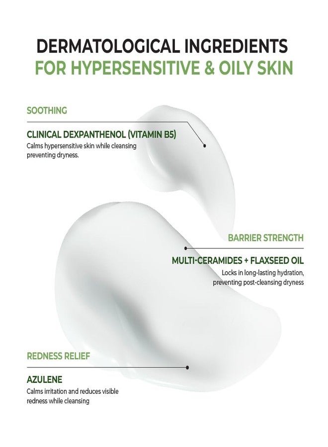 JUMISO D-Panthenol Barrier Soothing Cleansing Milk (300ml/10.14oz) – 92% Cleansing Power 5-Ceramide Gentle Ophthalmologist Tested First Cleanser, Sting-Free Sunscreen & Makeup Melt for Sensitive Skin - Image 4
